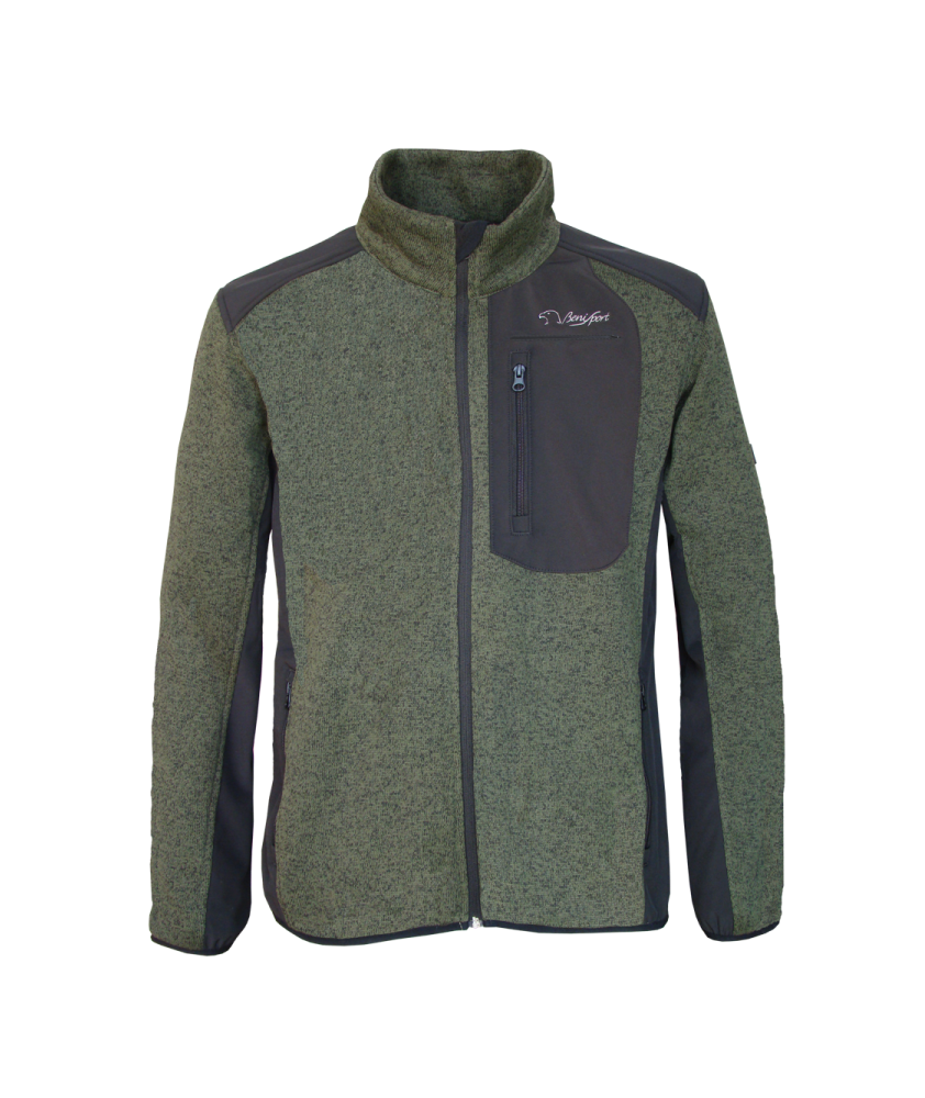 CHAQUETA PUNTO SOFTSHELL "ARAL" CAQUI