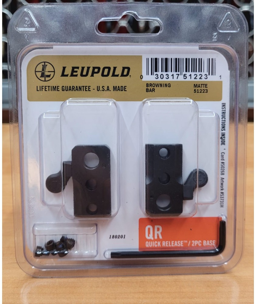 JUEGO BASES LEUPOLD QR