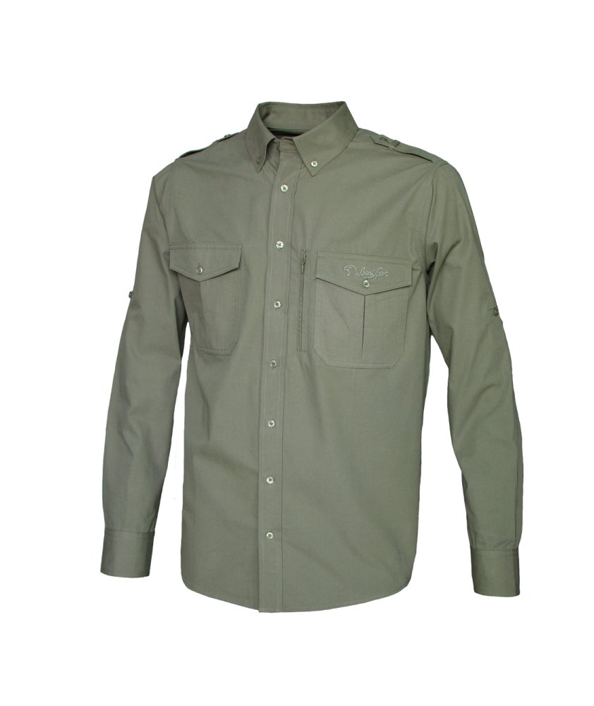 CAMISA "SAFARI" CAQUI
