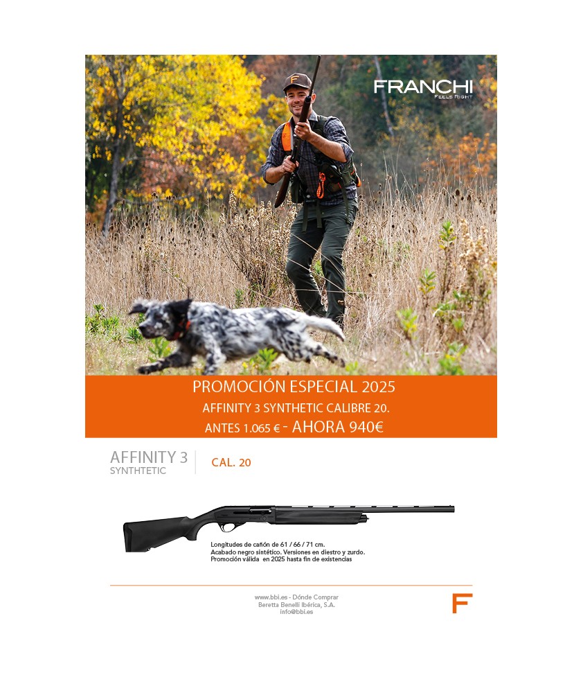 FRANCHI AFFINITY 3 SYNTHETIC CALIBRE 20