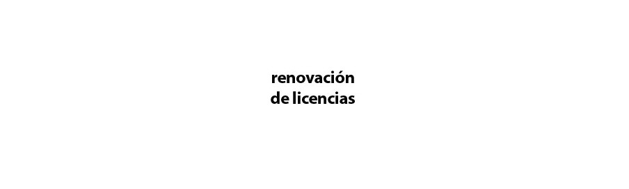 Renovación de Licencias de armas